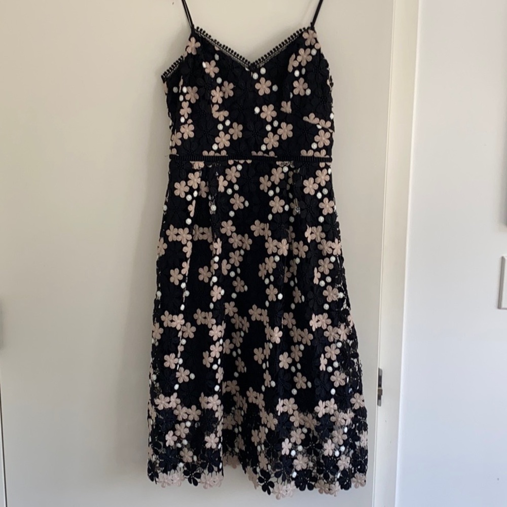 Shoshanna floral midi dress